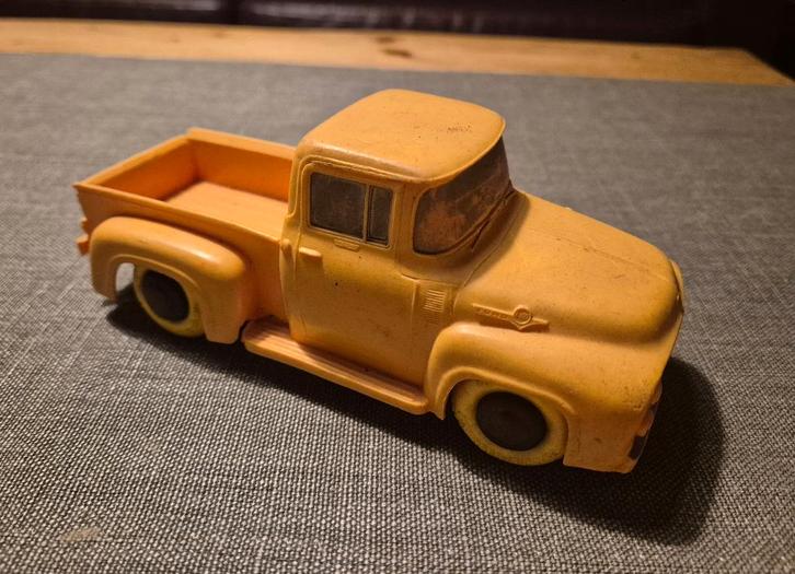 Grote vintage FORD F100 pick-up truck, Antiek en Kunst, Antiek | Speelgoed, Ophalen of Verzenden