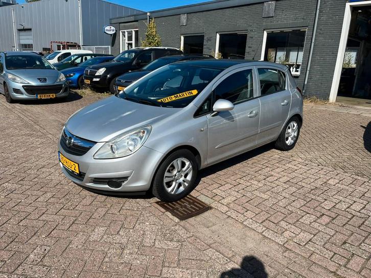 Opel Corsa 1.2 16V 5D  2007 Grijs Airco APK, Auto's, Opel, Bedrijf, Corsa, ABS, Airbags, Airconditioning, Boordcomputer, Centrale vergrendeling