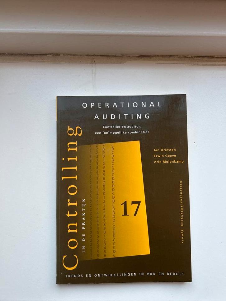 Operational Auditing - Controlling in de Praktijk, Boeken, Economie, Management en Marketing, Zo goed als nieuw, Accountancy en Administratie