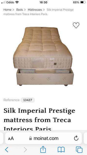 TRECA matras 2,00 x 0,90 hardheid 1 donsveer Rolls Royce  beschikbaar voor biedingen