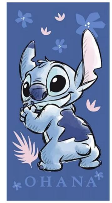 Stitch Badlaken Blauw - Sneldrogend beschikbaar voor biedingen