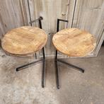 Bijzettafeltjes / wijntafeltje los of als set te koop, Minder dan 55 cm, Rond, Nieuw, Hout