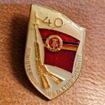 Stasi MfS 40 Jaar Jubileumspeld DDR, Ophalen of Verzenden, Gebruikt, Stad of Land, Speldje of Pin