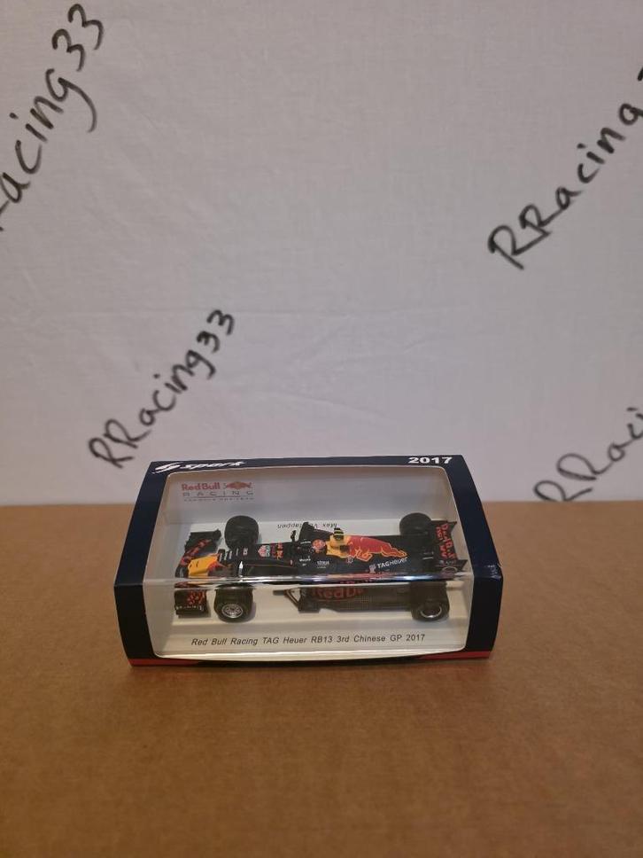 Verstappen 3e China 2017 RB13 SPARK 1:43, Verzamelen, Automerken, Motoren en Formule 1, Nieuw, Formule 1, Ophalen of Verzenden