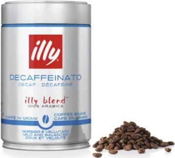 250 gram illy decaf koffiebonen beschikbaar voor biedingen