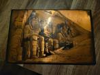 Egyptische Gravure op een koperen plaat, Antiek en Kunst, Antiek | Koper en Brons, Ophalen of Verzenden, Koper