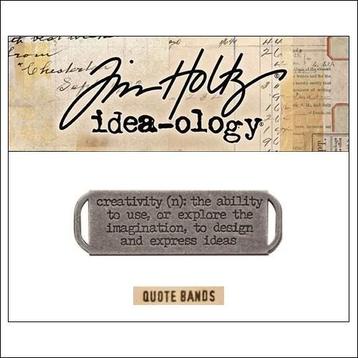 Tim Holtz Idea-ology Metal Quote Band Antique Nickel 93290/5 beschikbaar voor biedingen