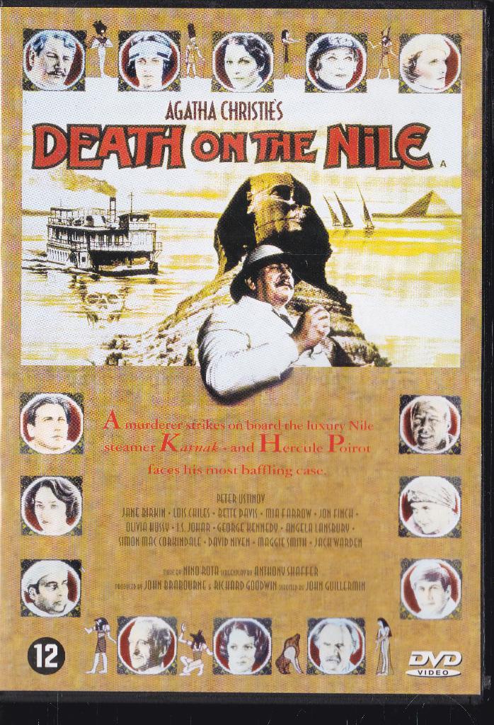 Death on the Nile ֎ 1978, Peter Ustinov, Jane Birkin, Cd's en Dvd's, Dvd's | Klassiekers, Zo goed als nieuw, Thrillers en Misdaad