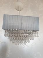 hanglamp   kroonluchter kunststof  grijs, Huis en Inrichting, Lampen | Kroonluchters, Ophalen, Zo goed als nieuw, Kunststof