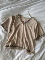 Ibiza achtig shirt - Nieuw met kaartje - Maat S, Ophalen of Verzenden, Nieuw, Maat 36 (S), Beige