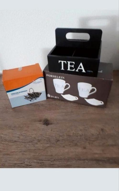 Thee accessoires set, Huis en Inrichting, Keuken | Servies, Nieuw, Overige typen, Overige stijlen, Overige materialen, Ophalen of Verzenden