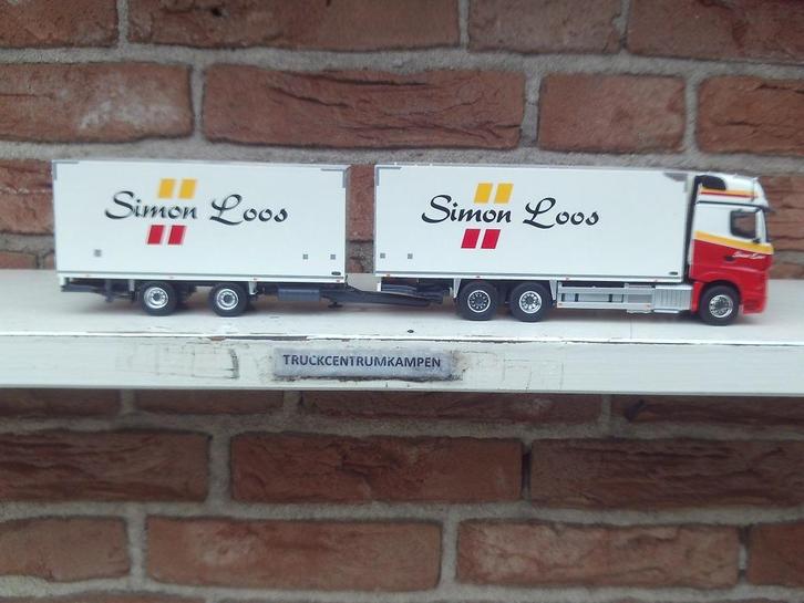 Tekno  Mercedes  Benz  Actros  van  Simon  Loos., Hobby en Vrije tijd, Modelauto's | 1:50, Nieuw, Bus of Vrachtwagen, Tekno, Ophalen of Verzenden