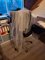 Mooie lange sluier, Wit, Ophalen of Verzenden, Accessoires, Onbekend