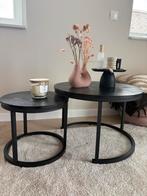 Salontafel zwart, Huis en Inrichting, Tafels | Salontafels, 50 tot 100 cm, Ophalen of Verzenden, Zo goed als nieuw, Minder dan 50 cm