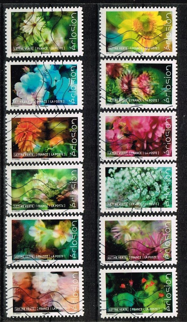 Postzegels uit Frankrijk - K 4717 - bloemen, Postzegels en Munten, Postzegels | Europa | Frankrijk, Gestempeld, Verzenden