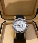BREITLING SHADOW FLYBACK 38 MM, Sieraden, Tassen en Uiterlijk, Horloges | Heren, Ophalen, Zo goed als nieuw, Staal, Breitling