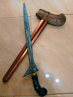 Antieke Kris Pasopati Pamor Ngulit Semangka Surakarta SVC39, Antiek en Kunst, Verzenden