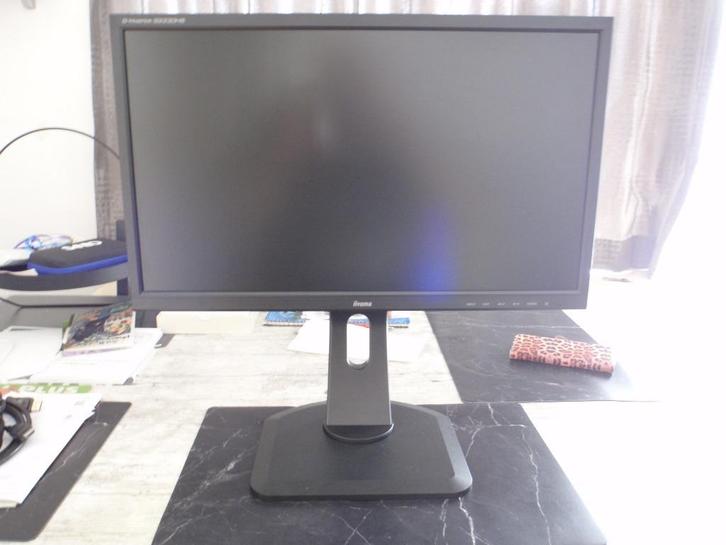 Iiyama G-MASTER G2230HS-B1, Computers en Software, Monitoren, Gebruikt, 61 t/m 100 Hz, DisplayPort, HDMI, Hoofdtelefoonaansluiting