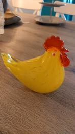 Zware gele haan van glas voor 7,50 €, Ophalen, Zo goed als nieuw, Dier