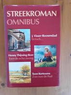 Streekroman omnibus, Boeken, Gelezen, Ophalen of Verzenden, Nederland, J.Visser-Roosendaal/ Henny Thijssing-Boer/ Toon Kortooms