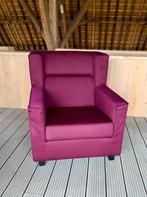 Gelderland fauteuil (kleur aubergine), Huis en Inrichting, Fauteuils, Ophalen, Gebruikt, Hout, 75 tot 100 cm