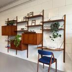 - Vintage XL wandmeubel •Poul Cadovius• -, Gebruikt, 200 cm of meer, ., 300 cm of meer