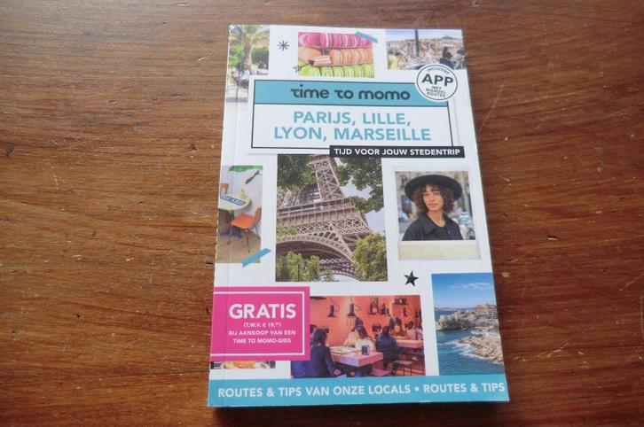 reisgids- Parijs, Lille, Lyon, Marseille - time to momo 2024, Boeken, Reisgidsen, Zo goed als nieuw, Reisgids of -boek, Europa