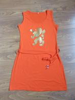 Leuk voor Koningsdag!! Oranje jurk * leeuw * maat L, Maat 38/40 (M), Oranje, Ophalen of Verzenden, Zo goed als nieuw