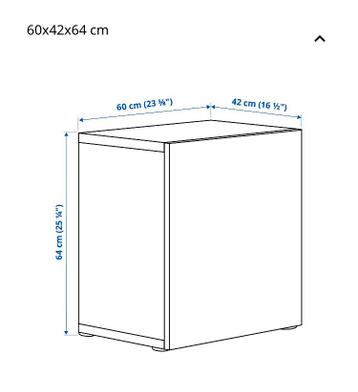 IKEA BESTÅ wandkast – 3 delen - afbeelding 2