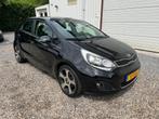 Kia Rio 1.2 CVVT Super Pack LED KEYLESS.AIRCO.CRUISE.NAP!, Euro 5, Gebruikt, Zwart, 4 cilinders