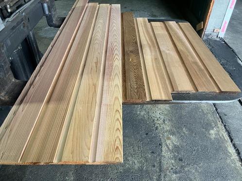Western Red Cedar-rabatdelen-channelsiding–geveldelen-, Tuin en Terras, Palen, Balken en Planken, Nieuw, Planken, Minder dan 180 cm