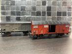 2 Speelgoed Trein Wagons, Hobby en Vrije tijd, Modeltreinen | H0, Ophalen of Verzenden, Gebruikt, Wagon, Overige merken