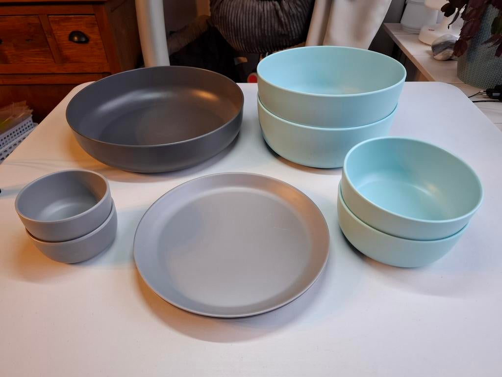 Royal VKB buitenservies van AH, Ophalen of Verzenden, Zo goed als nieuw, Schaal