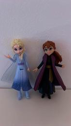 Frozen Anna en Elsa 10 cm, Ophalen of Verzenden, Zo goed als nieuw