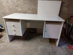 Wit bureau, Huis en Inrichting, Bureaus, Ophalen, Gebruikt, Bureau