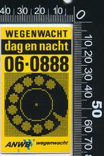 Sticker: ANWB - Wegenwacht dag en nacht (Kiesschijf), Auto of Motor, Ophalen of Verzenden