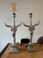 2x Mooie robuuste COLMORE skull lampen 60,5 cm, Huis en Inrichting, Lampen | Tafellampen, Ophalen, 50 tot 75 cm