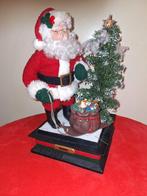 Vintage Holiday Creations Santa bij de Boom Kerst Man Muziek, Ophalen of Verzenden, Zo goed als nieuw
