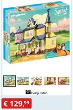 Playmobil Spirit Lucky's Huis 9475, Kinderen en Baby's, Speelgoed | Poppenhuizen, Ophalen of Verzenden, Zo goed als nieuw, Poppenhuis