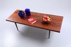 vintage rosewood palissander koffietafel jaren 60 design, Ophalen, Gebruikt, 100 tot 150 cm, Vintage