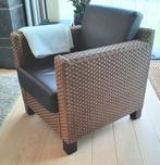 Prachtige Lloyd Loom fauteuil, Tijdloos en warm, Riet of Rotan, Minder dan 75 cm, Zo goed als nieuw