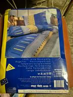 Blauw katoenen dekbedovertrek 135x200 cm, Eenpersoons, Blauw, Dekbedovertrek, Ophalen of Verzenden