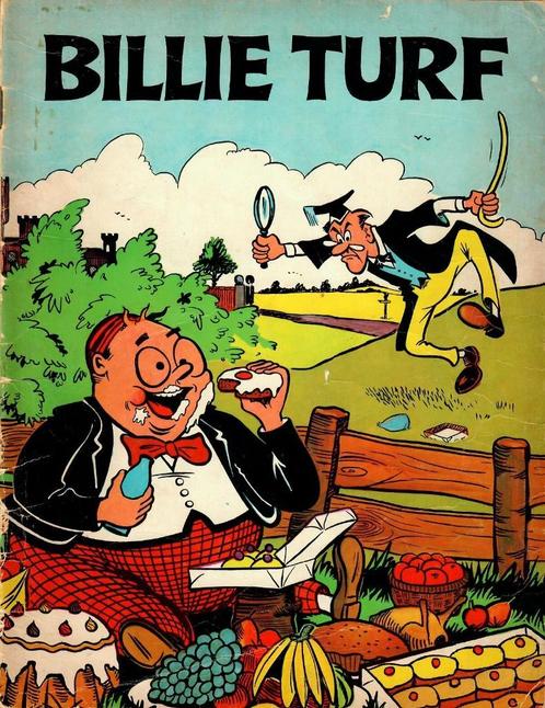 Billie Turf 1,2,3,4 & 5 - 5 grappige avonturen in zeer goede, Boeken, Stripboeken, Gelezen, Meerdere stripboeken, Ophalen of Verzenden