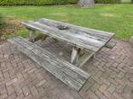Houten Picknicktafel Gebruikt, Tuin en Terras, Ophalen of Verzenden, Gebruikt, Rechthoekig, Hout