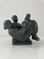 Frank Letterie “Geborgen begin” Gezin (1988) drukgesigneerd, Antiek en Kunst, Kunst | Beelden en Houtsnijwerken, Ophalen of Verzenden