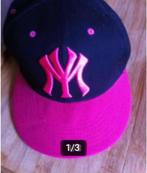 Dames pet verstelbaar 58 cm sportzwart/roze, Ophalen of Verzenden, Zo goed als nieuw, One size fits all, Pet