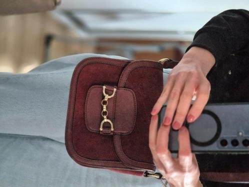 Leren tas, merk Abro, bordeaux kleur, Sieraden, Tassen en Uiterlijk, Tassen | Schoudertassen, Gebruikt, Leer, Ophalen of Verzenden