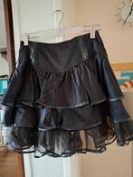 NIEUW Zwart satijn rokje met thule , mt 36 en 38, Kleding | Dames, Zwart, Nieuw, Ophalen of Verzenden, Onbekend