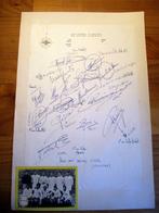 Handtekeningen REAL MADRID 1961/62 PUSKAS, DI STEFANO, GENTO, Verzamelen, Sportartikelen en Voetbal, Ophalen of Verzenden, Gebruikt