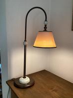 ‘Frantzen’ Lamp. Messing/Keramiek Voet. Textiel Kap., Huis en Inrichting, Lampen | Tafellampen, Ophalen of Verzenden, Zo goed als nieuw